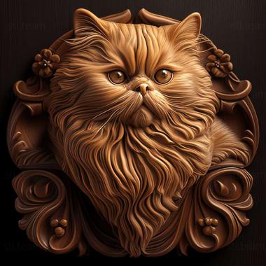 3D model Traditional Persian cat (STL)